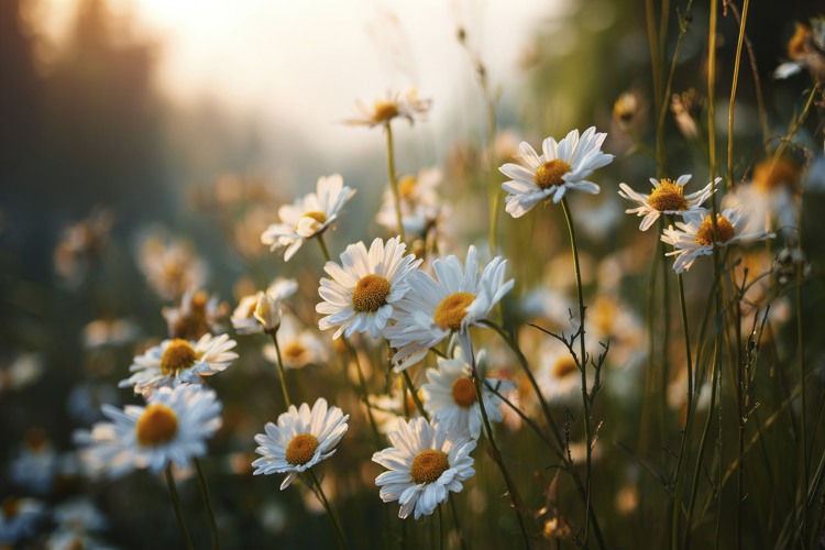 Common Daisy Background Wallpaper