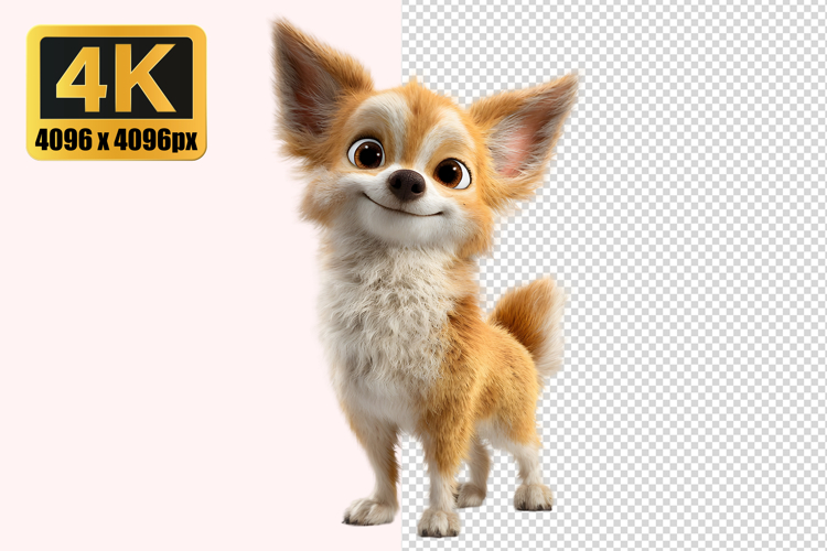 Cute Chihuahua Dog Transparent PNG