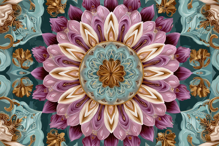 Intricate Floral Mandala Pattern