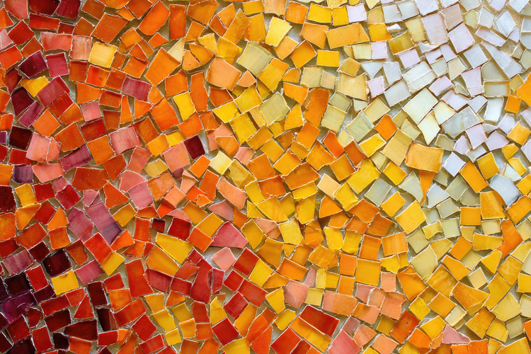 Vibrant Mosaic Pattern Background Wallpaper