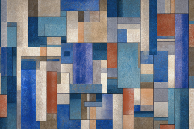 Overlapping Rectangular Blocks Background Wallpaper
