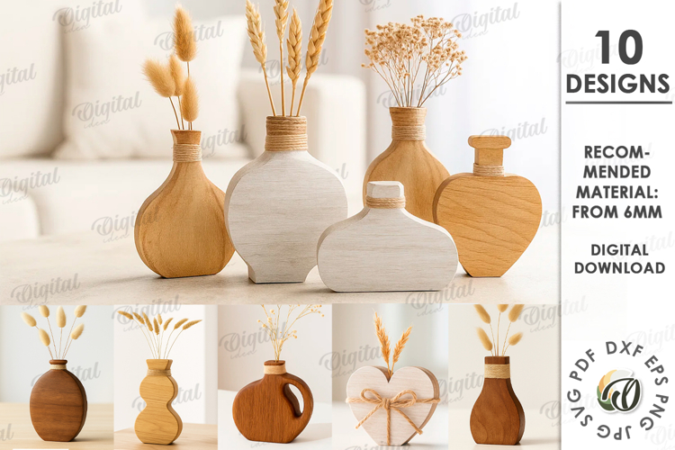 Flower vase clipart Image 6