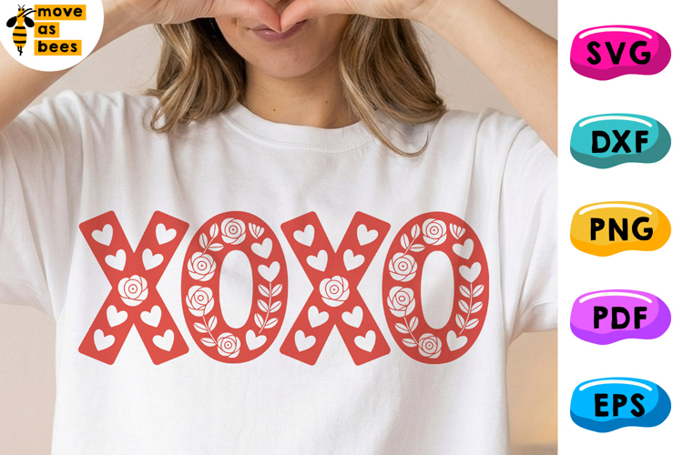 XOXO Svg, Png, Girl, Kids, Adults, Valentines Day Svg Shirt