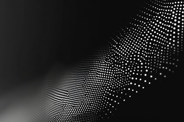 Abstract Halftone Dots Background Wallpaper example image 1
