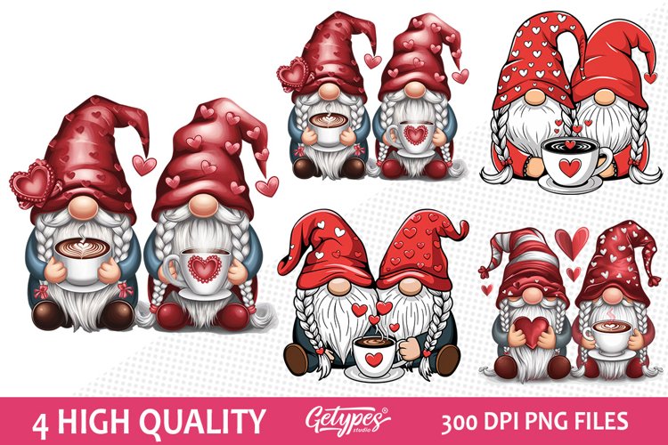 Valentine Gnome Clipart Image 19