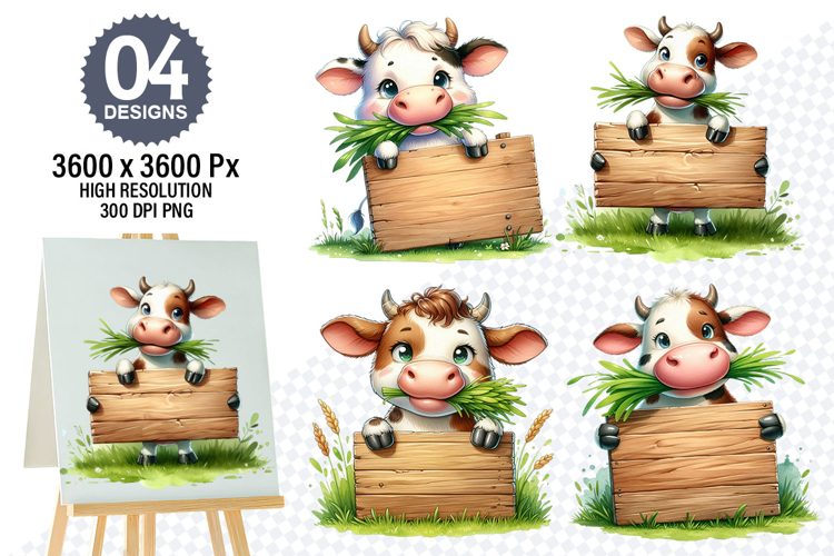 Cow Sublimation Designs Image 11