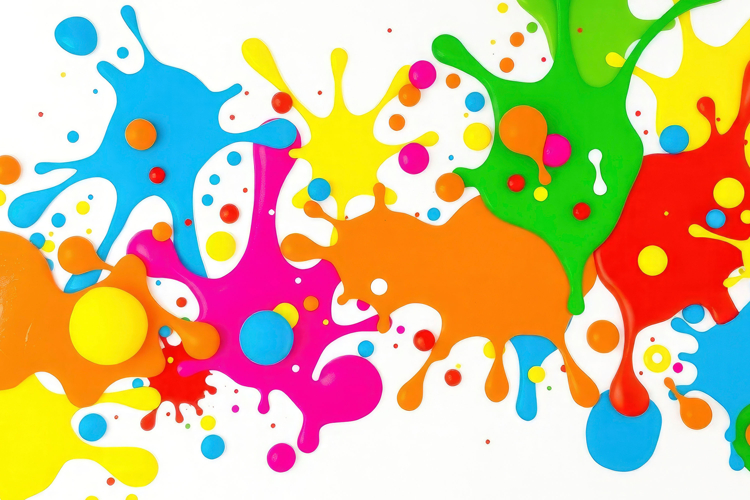 Colorful Paint Splash Background