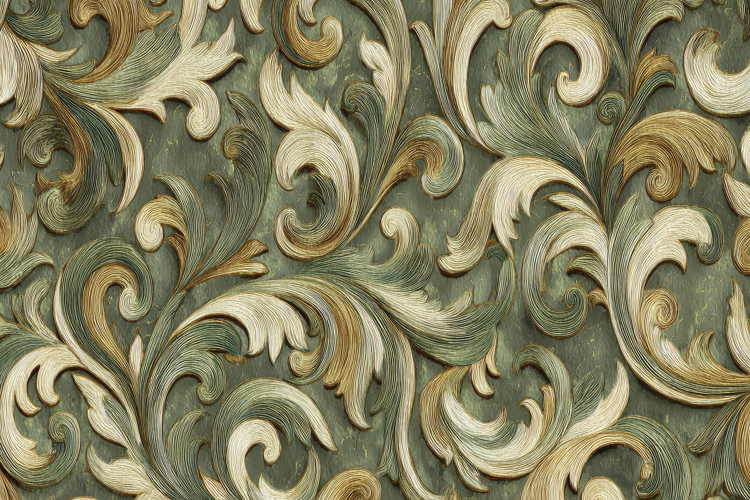 Damask Pattern Background