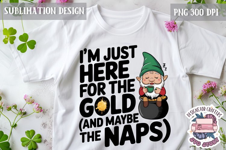 St.Patricks Day Sublimation design Quote Shamrock Luck PNG