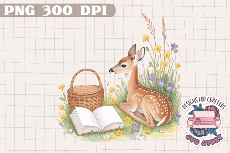 Watercolor Delicate Cottage core Summer Clipart PNG