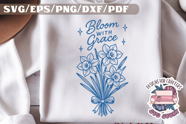 Flowers Hand drawn Quote Vintage SVG Motivational Daisy
