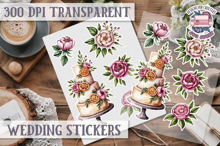 Boho sticker sheet Wedding Scrapbook PNG Love Aesthetic