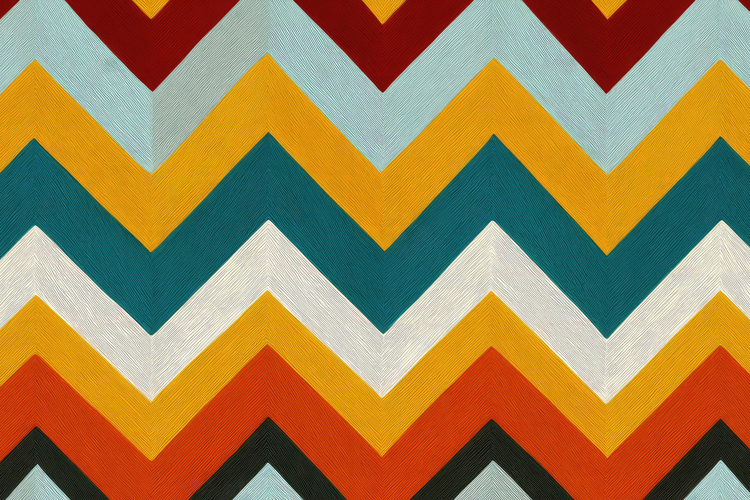Colorful Zigzag Pattern Background Wallpaper