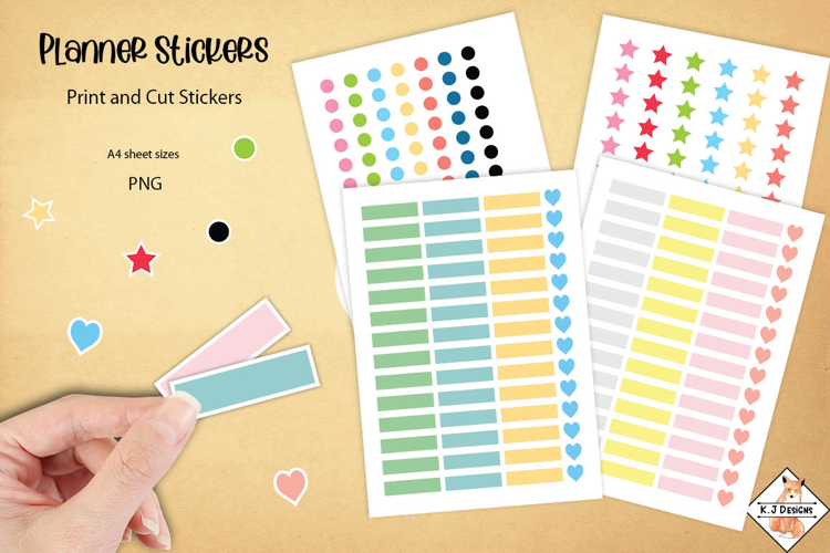 Blank Label Stickers | Print and Cut