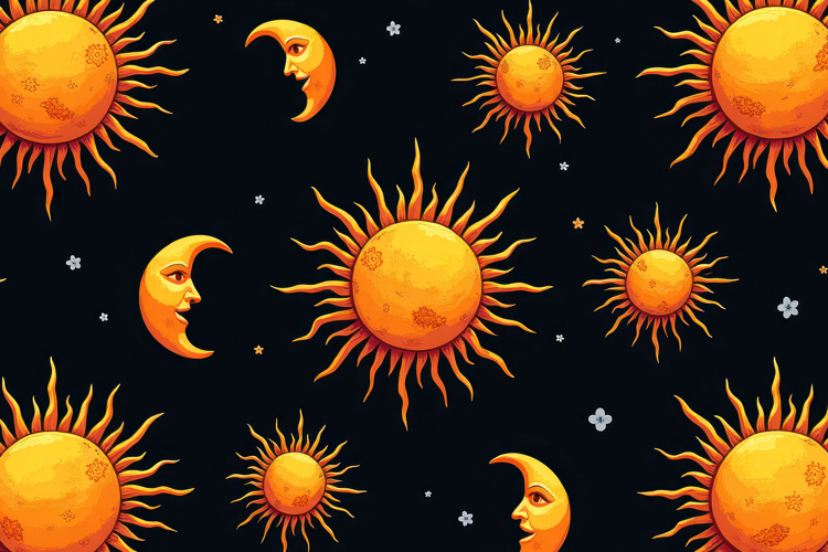 Sun And Moon Clipart Image 6