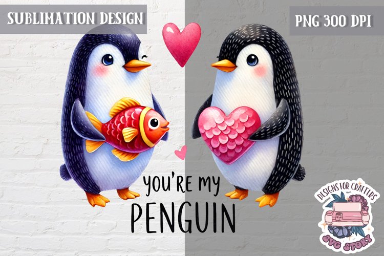 Valentine Love Animals Cute Quote Sublimation Design PNG