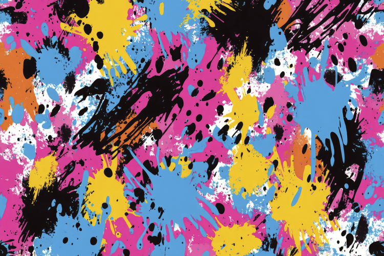 Paint Splatter Texture Image 11