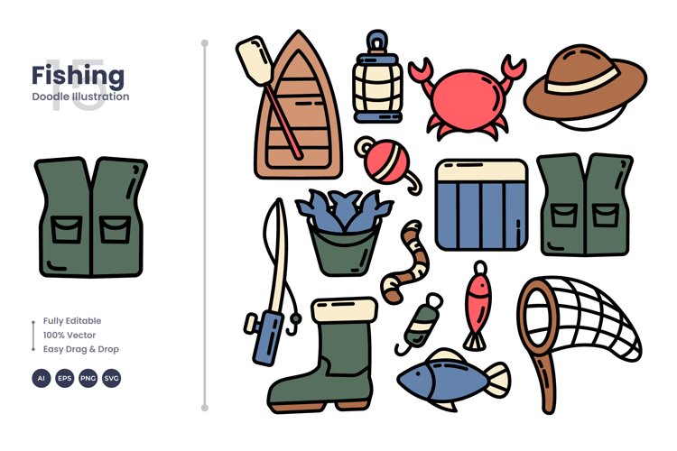 Fishing Doodle Set (2631770)