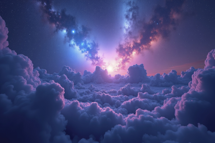 Purple Sky Background