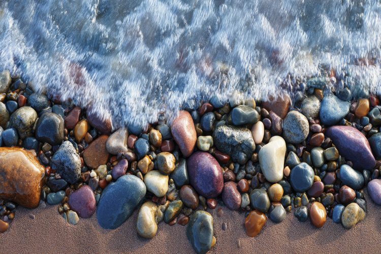 Pebbles and Rocks Background Wallpaper