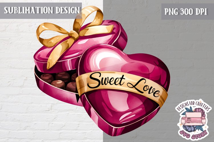 Valentine Quote Symbol Love Sublimation Design PNG Heart