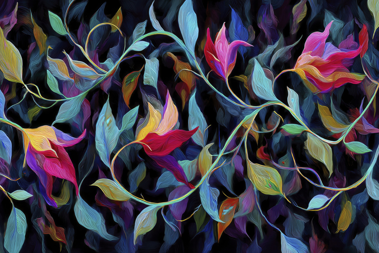 Colorful Leaves Background