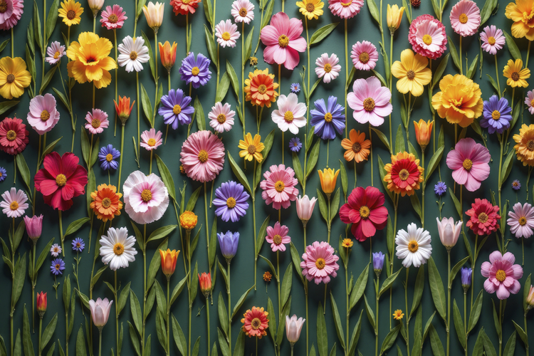 Flowers Texture Image 23