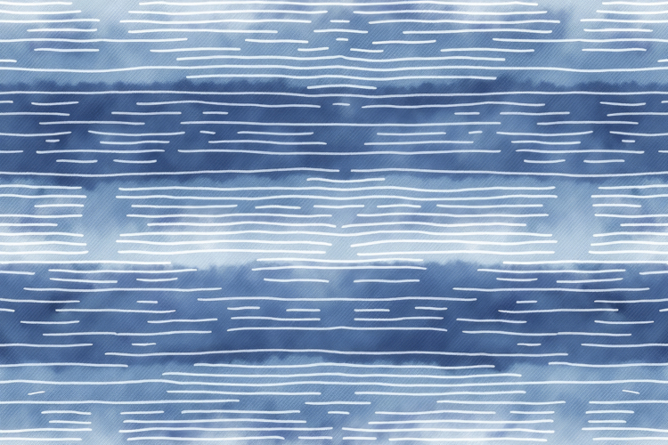 Watercolor Blue and White Lines Background Wallpaper