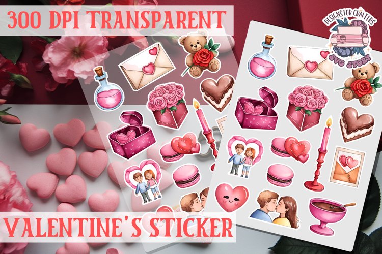 Love sticker Sheet Valentine Day Lovers Funny Heart PNG