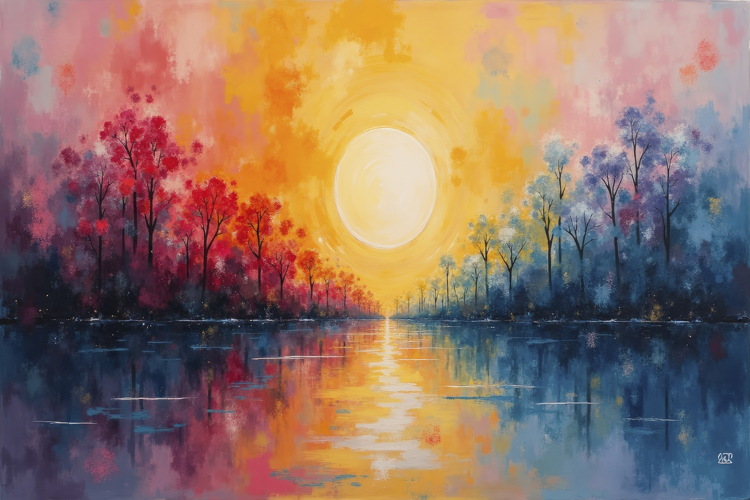 Painting Scenery Background