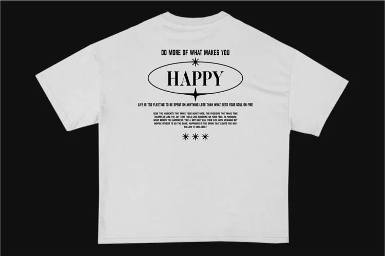 Happy Streetwear Typography T-shirt Design