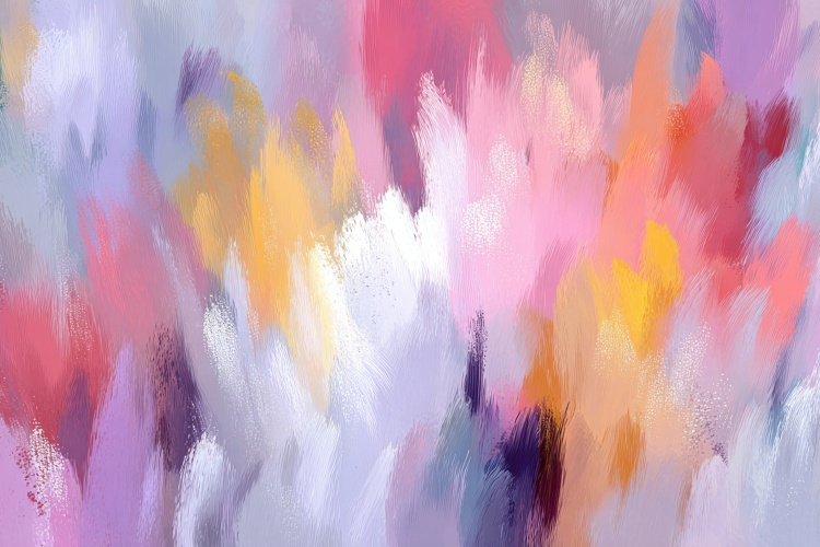 Colorful Brushstrokes Shades Background Wallpaper