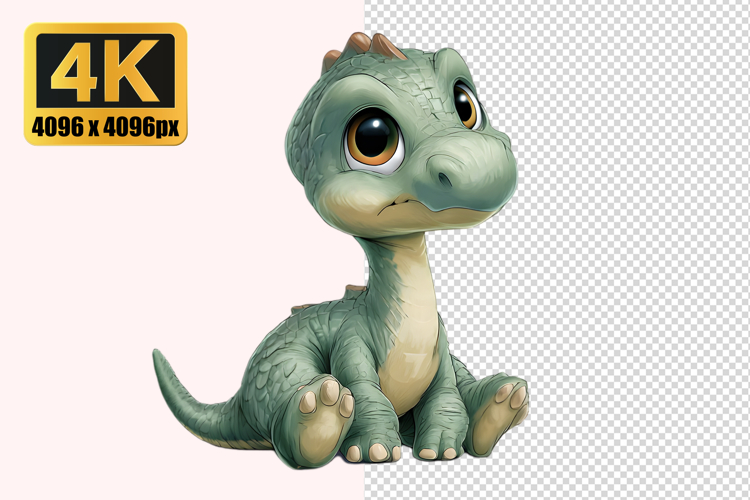 Cute Baby Dinosaur Transparent PNG