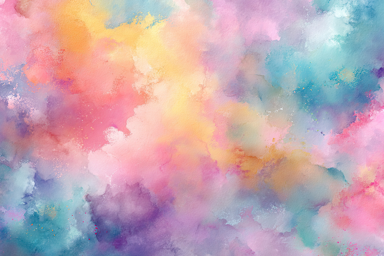 Abstract Pastel Watercolor Background