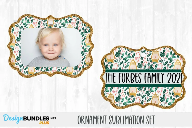 Mistletoe | Photo Christmas Sublimation Ornament