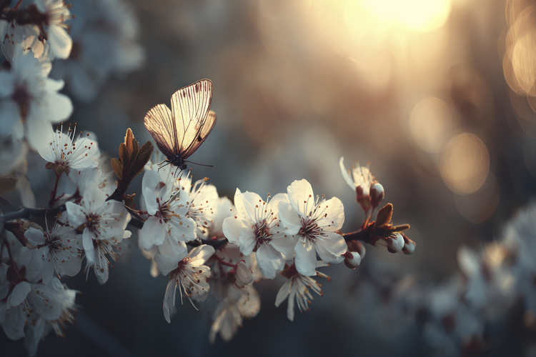 Cherry Blossom Clipart Image 3