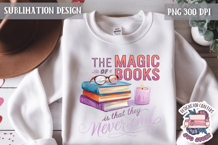 Book Lover Sublimation design Quote Bookish PNG Sign