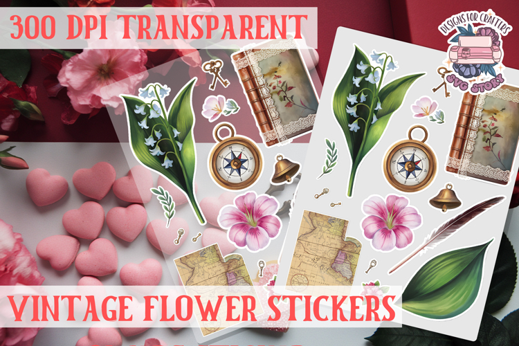 Retro Flowers Svg Image 11