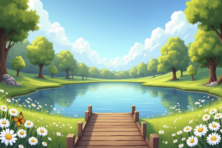 Garden Background Image 18