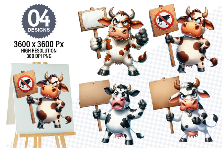 Cow Sublimation Designs Image 3