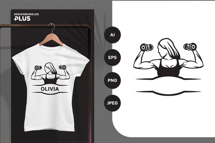 Dumbbells Clipart Image 19