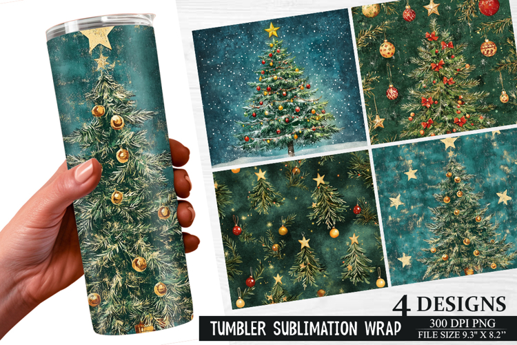 Christmas Tumbler Wrap Image 19