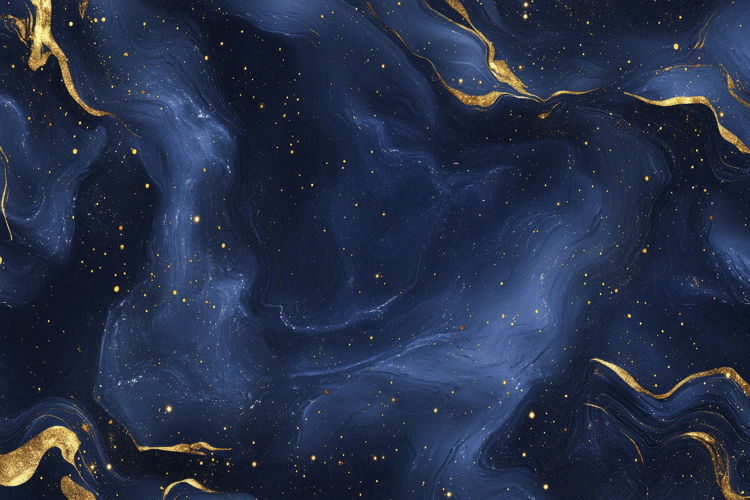Dark Blue and Gold Background Wallpaper