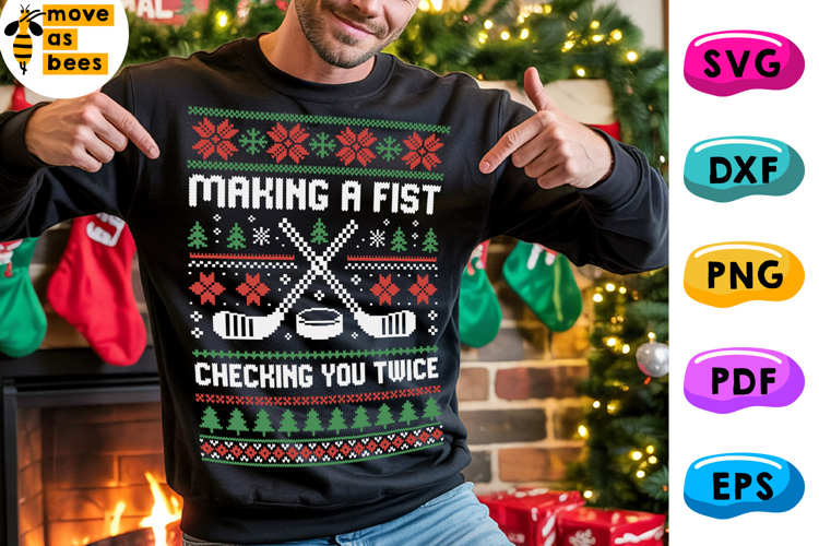 Ugly Sweater Svg Image 15