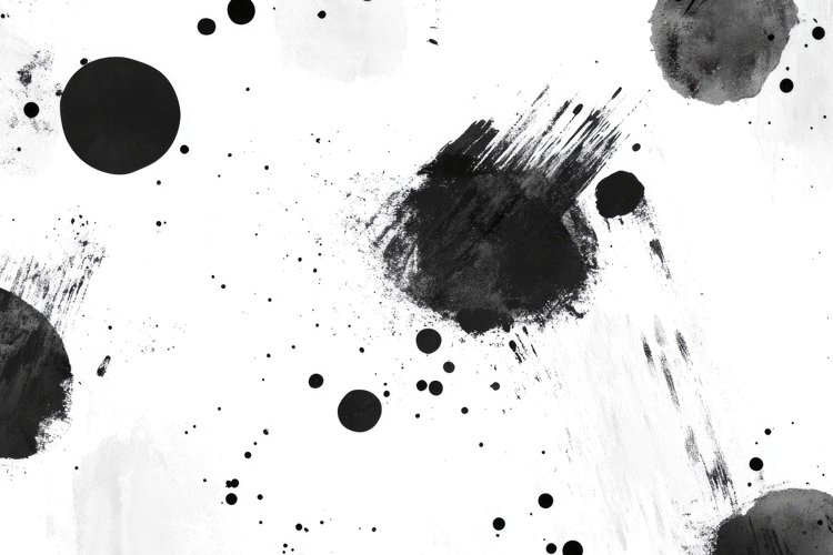 Black Ink Spot Background Wallpaper example image 1