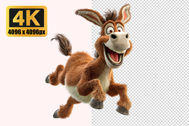 Donkey Clipart Image 24