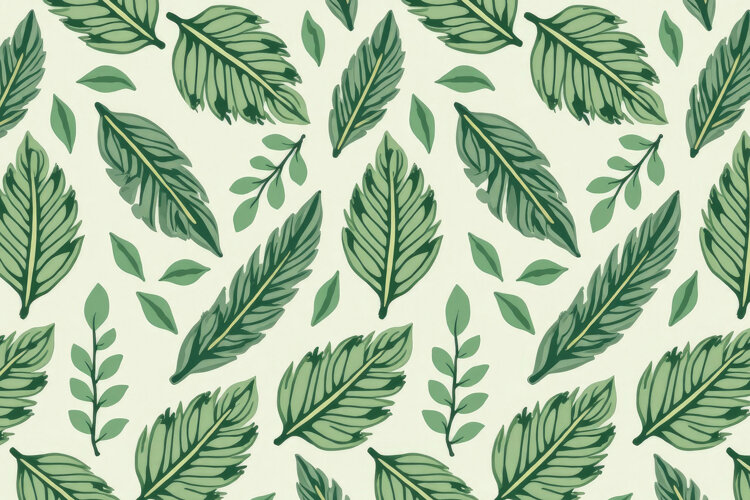 Tropical Leaves Background example image 1