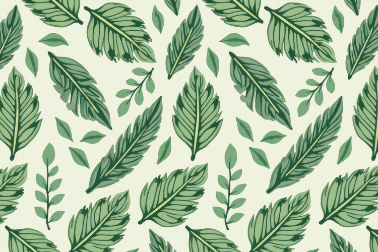 Tropical Leaves Background