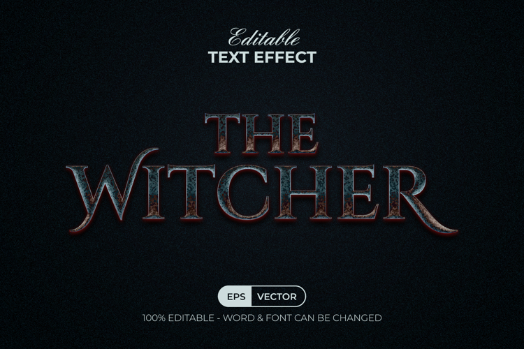 The Witcher Text Effect