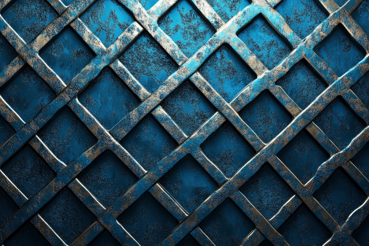 Blue Metal Texture Background Wallpaper